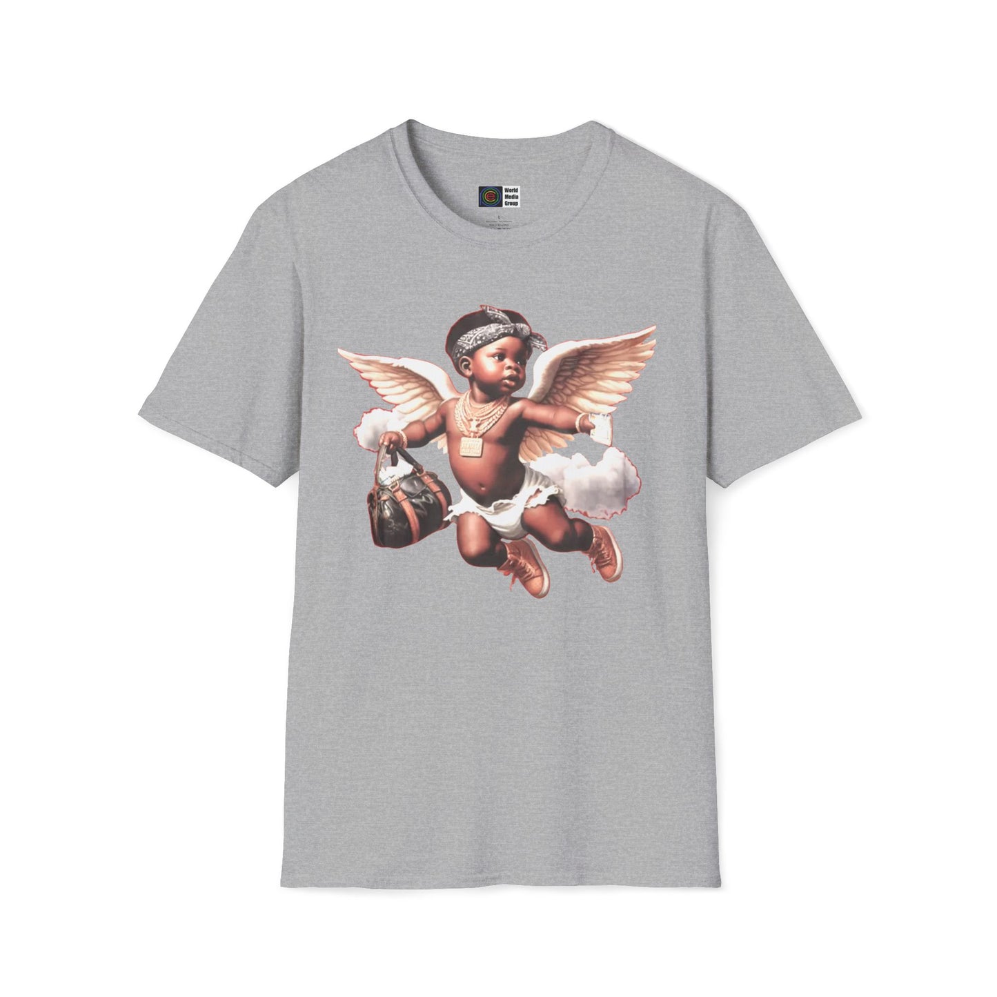 P.A.C.E. | BLK BAG ANGEL/ Graphic T-Shirt, Unisex All Sizes