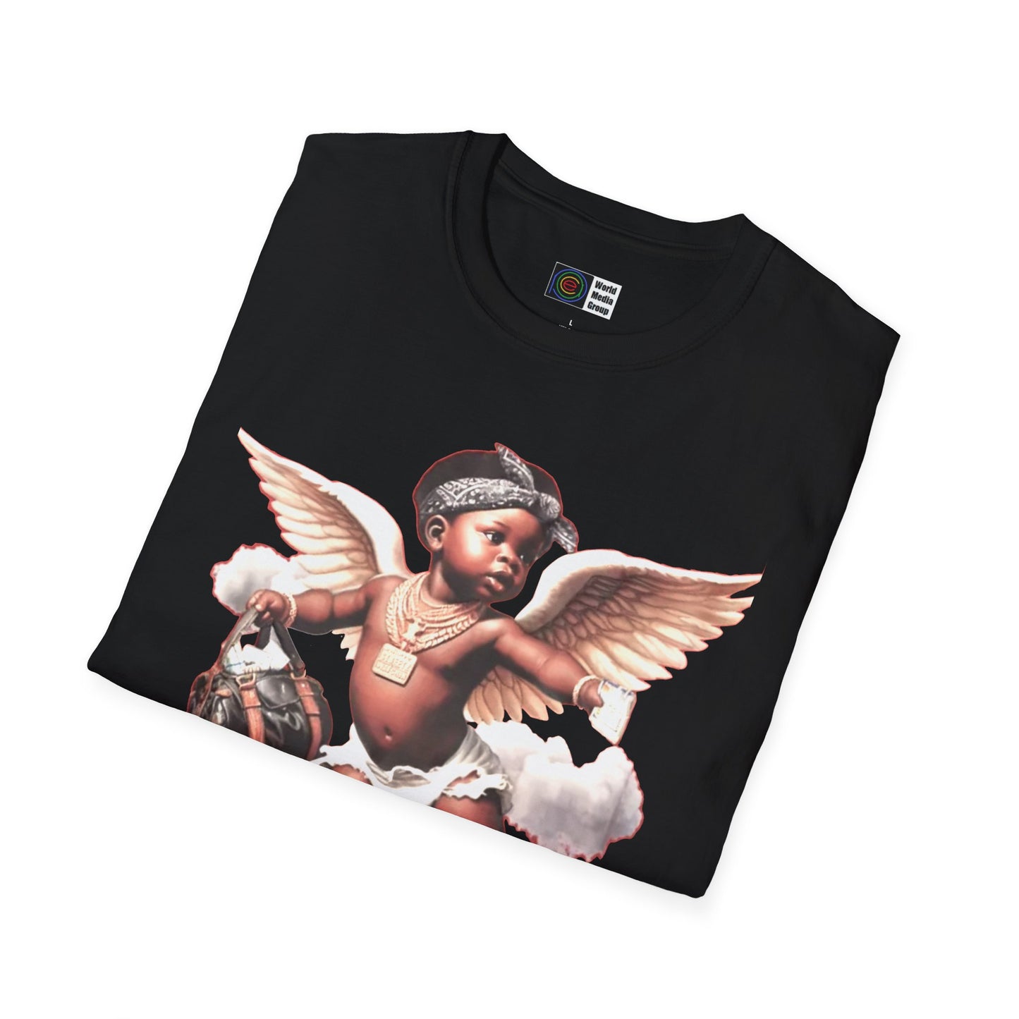 P.A.C.E. | BLK BAG ANGEL/ Graphic T-Shirt, Unisex All Sizes