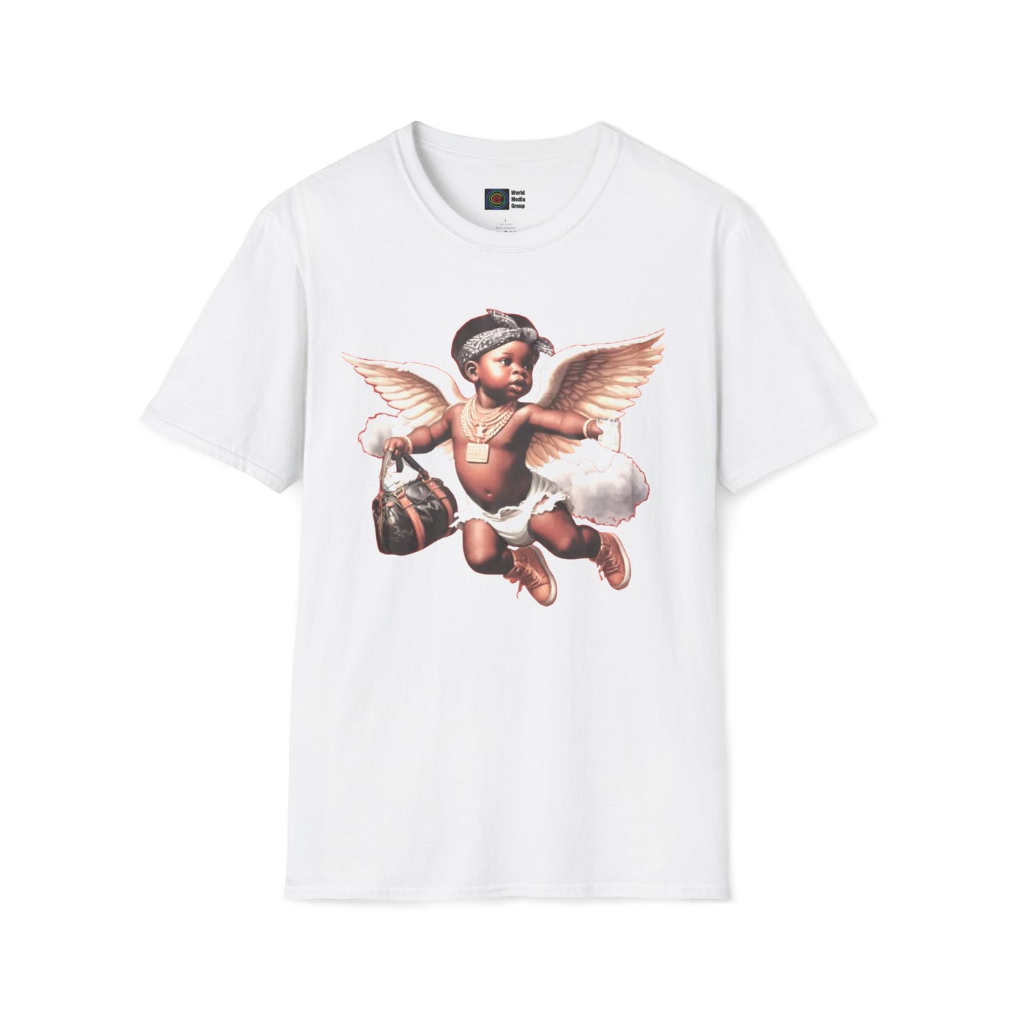P.A.C.E. | BLK BAG ANGEL/ Graphic T-Shirt, Unisex All Sizes