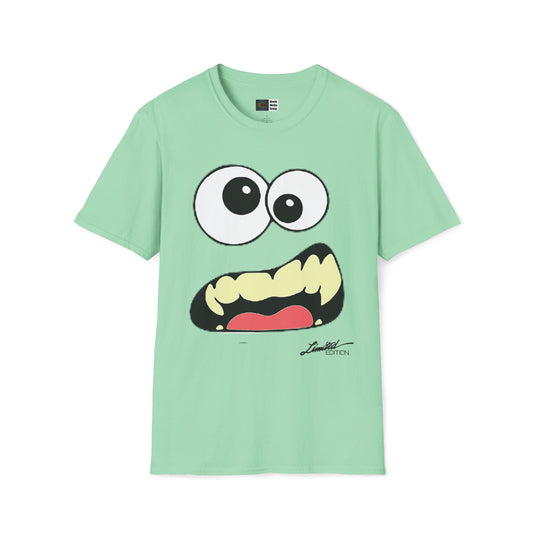 P.A.C.E. | MOOD MONSTAR: GOOFY/ Graphic T-Shirt, Monster Face, Limited Edition, Unisex All Sizes