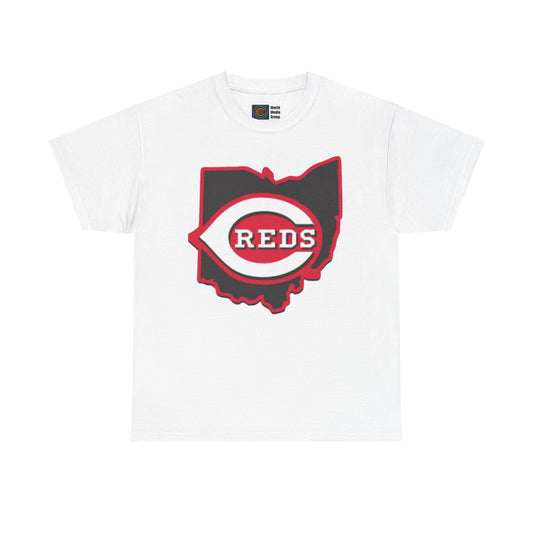 Rep Ohio Cincinnati Reds Cotton Tee - Unisex Style for Fans