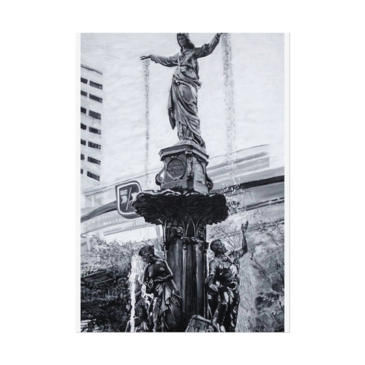 PACE: CINCI "FOUNTAINS SQUARED"/ Vertical Poster