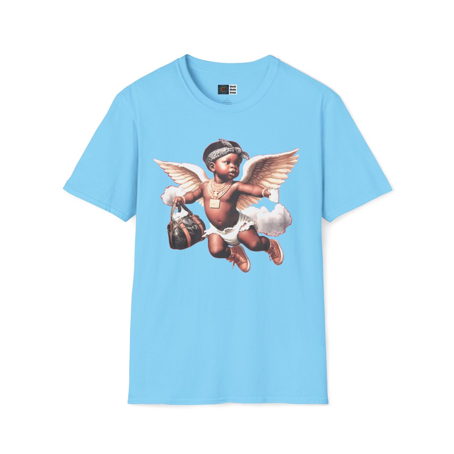 P.A.C.E. | BLK BAG ANGEL/ Graphic T-Shirt, Unisex All Sizes