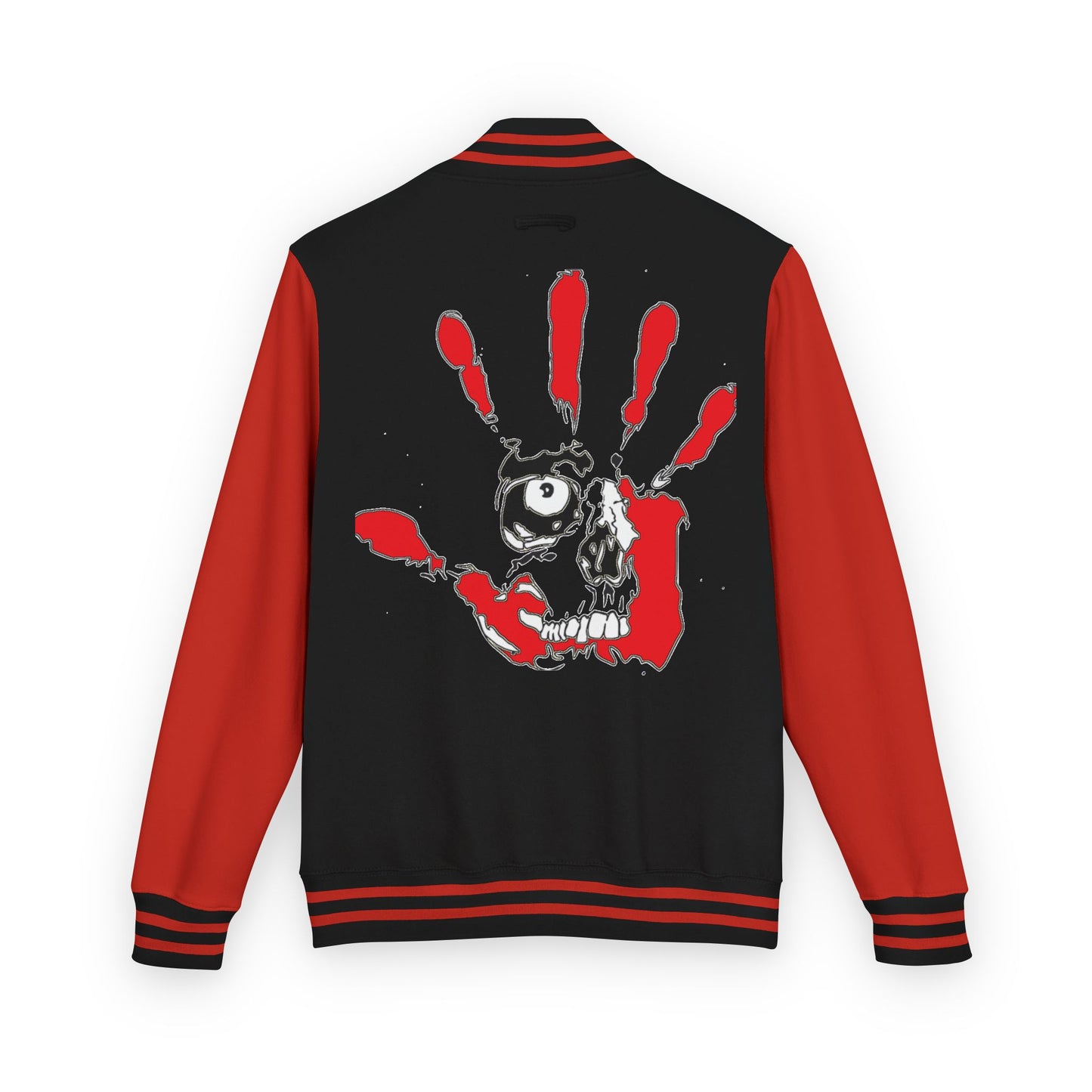 P.A.C.E. | SKULLN OFFICIAL /Letterman Jacket - Perfect for Streetwear, Halloween, or Sports Events, Casual Style, Unique Gift