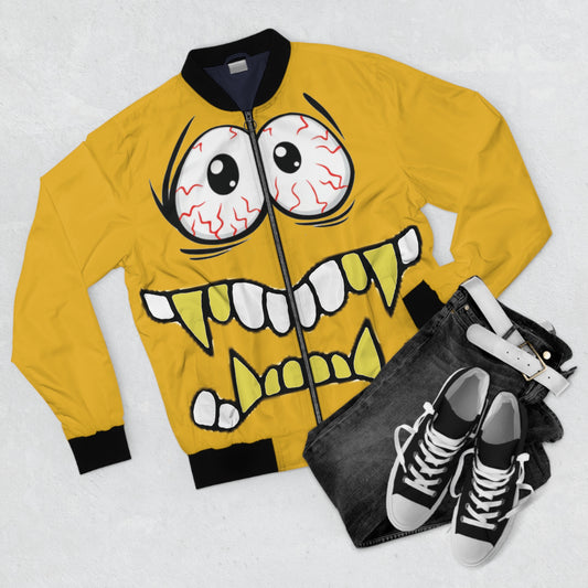 P.A.C.E. | MONSTAR MOOD: YELLOW/ Bomber Jacket, Trendy Streetwear, Limited Edition, Casual Style