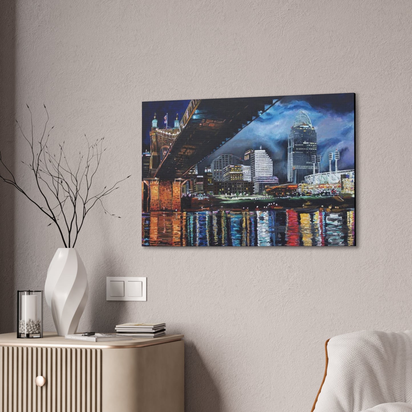 PACE: "Cincinnati REFLECTION"/ Canvas Art