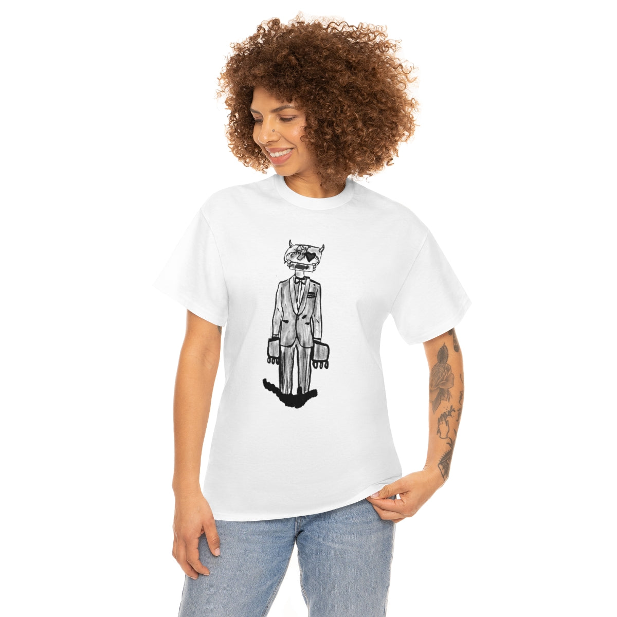 SLAPNDASHN: "SDN MAN "/ Unisex Heavy Cotton Tee