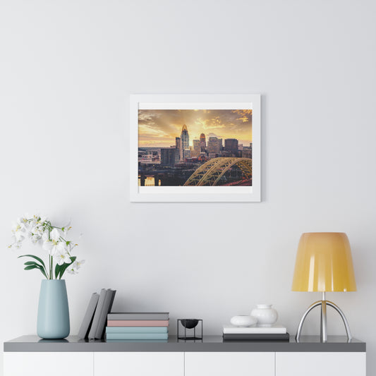 PACE: CINCINNATI "CLOUD513"/Framed Horizontal Poster