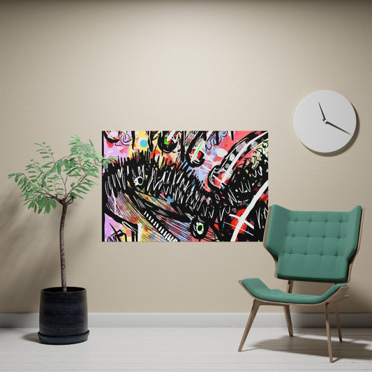 SLAPNDASHN: "Splash N dash 2" (PRINT) / Horizontal Matte Poster (PRINT)