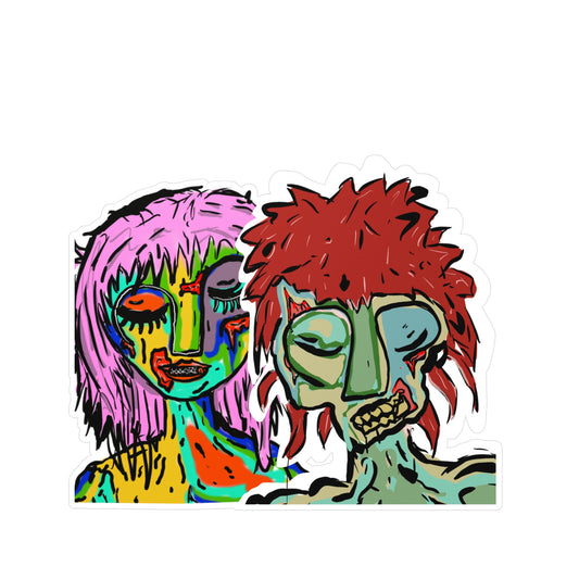 SLAPNDASHN " zombie" Vinyl Die-Cut Stickers