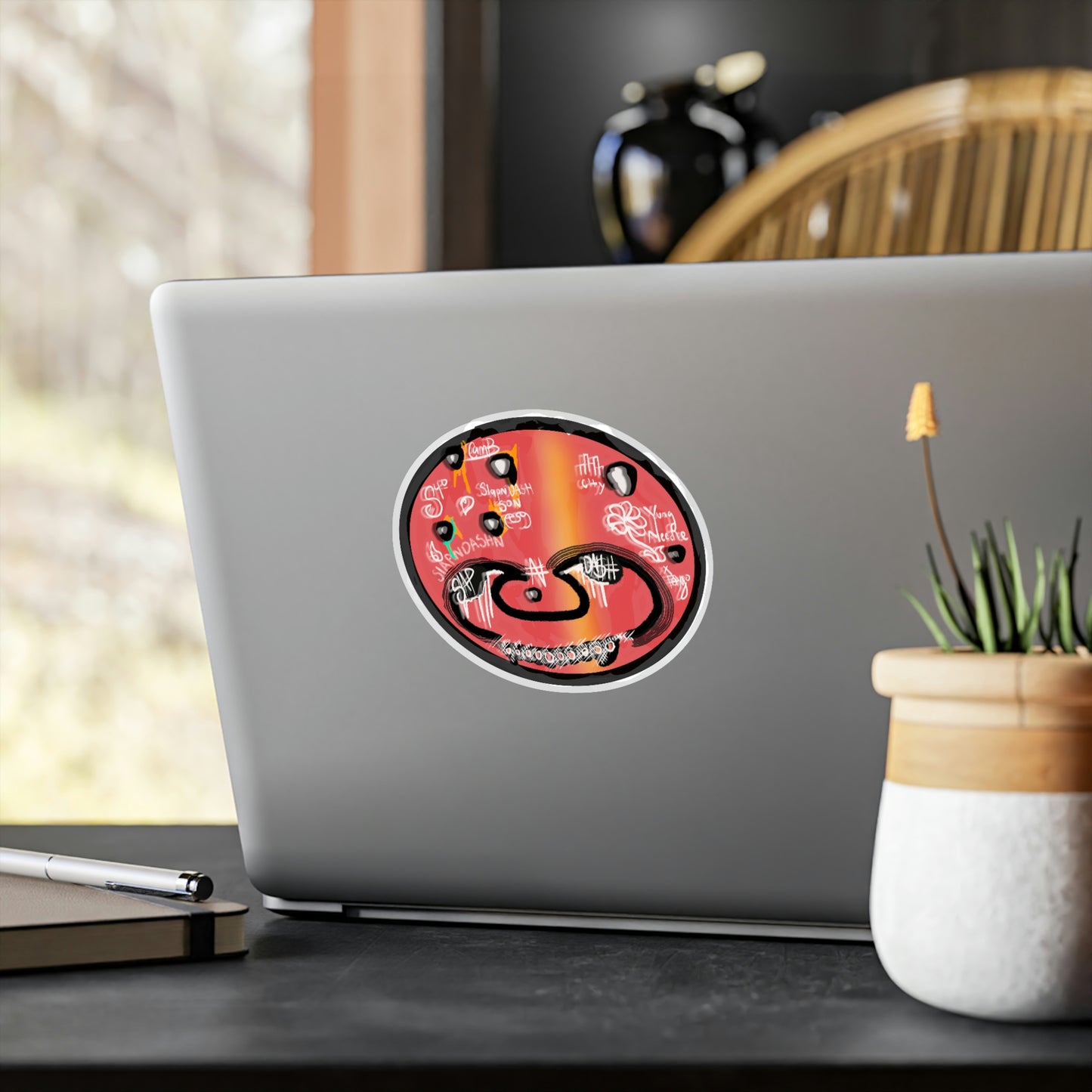 SLAPNDASHN "Red Boy" Vinyl Die-Cut Stickers