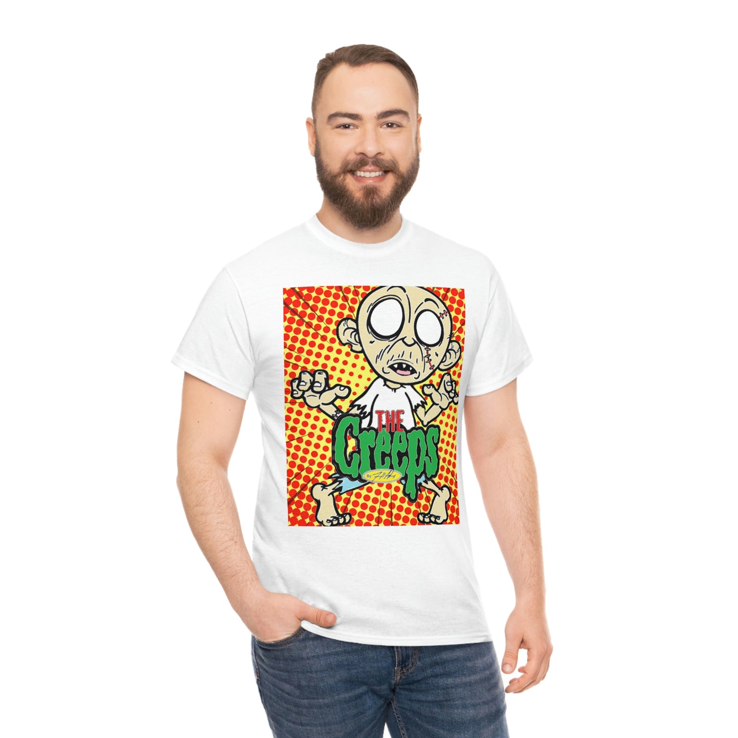 "THE CREEP COLLECTION" CREEP: 4/ Unisex Heavy Cotton Tee