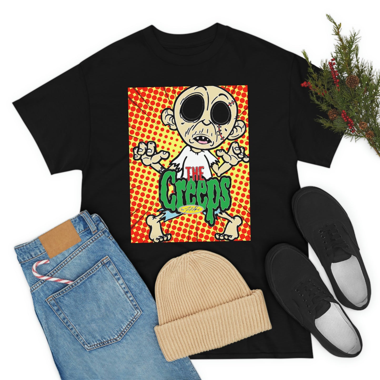 "THE CREEP COLLECTION" CREEP: 4/ Unisex Heavy Cotton Tee