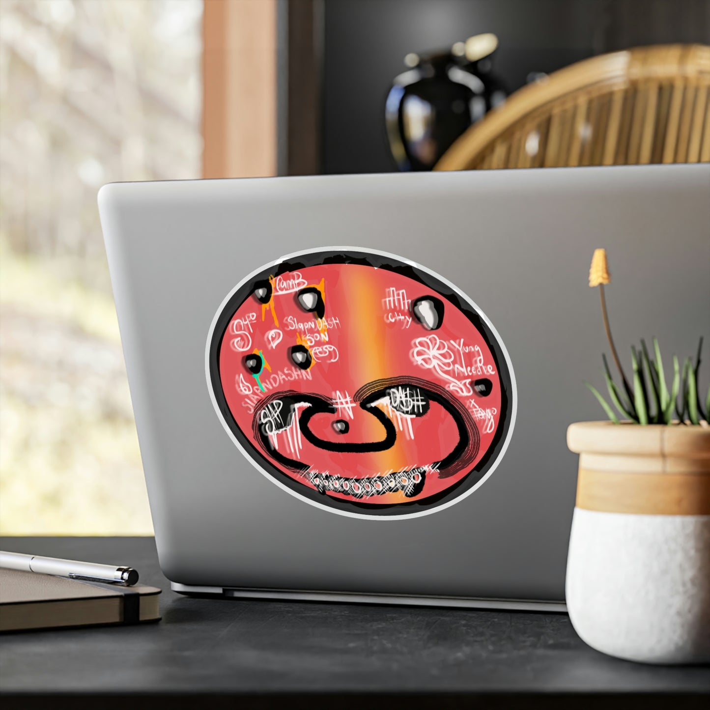 SLAPNDASHN "Red Boy" Vinyl Die-Cut Stickers