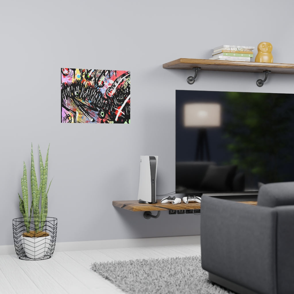 SLAPNDASHN: "Splash N dash 2" (PRINT) / Horizontal Matte Poster (PRINT)