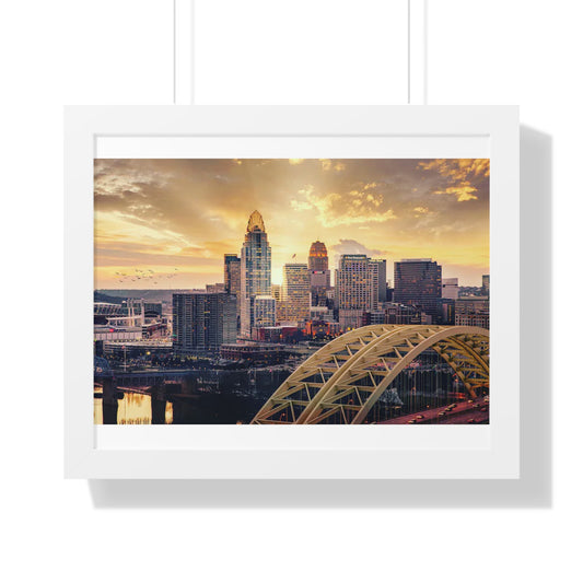 PACE: CINCINNATI "CLOUD513"/Framed Horizontal Poster