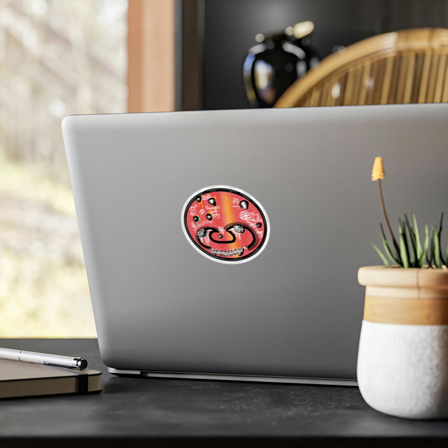 SLAPNDASHN "Red Boy" Vinyl Die-Cut Stickers