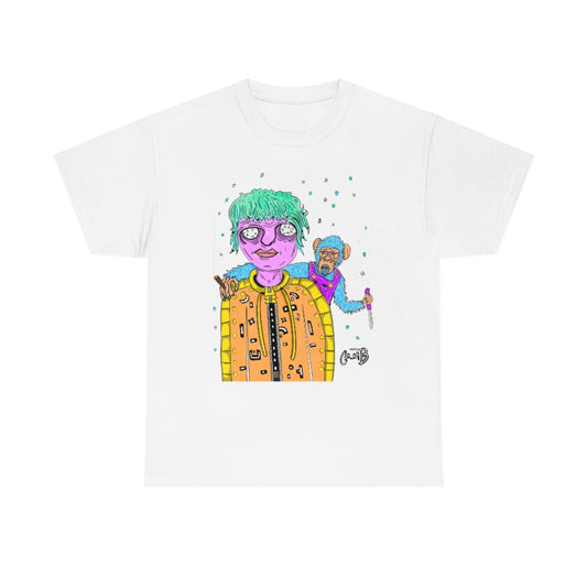 SLAPNDASHN: "SDN MONKEY "/ Unisex Heavy Cotton Tee
