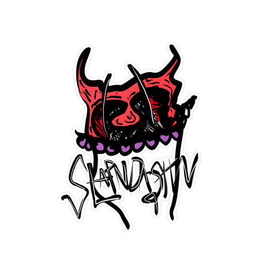 SLAPNDASHN "HORNS" Vinyl Die-Cut Stickers
