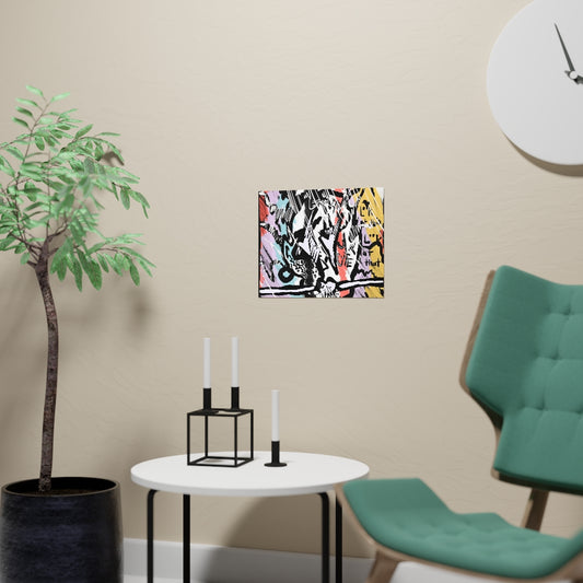 SLAPNDASHN: "Splash N dash "(PRINT) / Horizontal Matte Poster (PRINT)