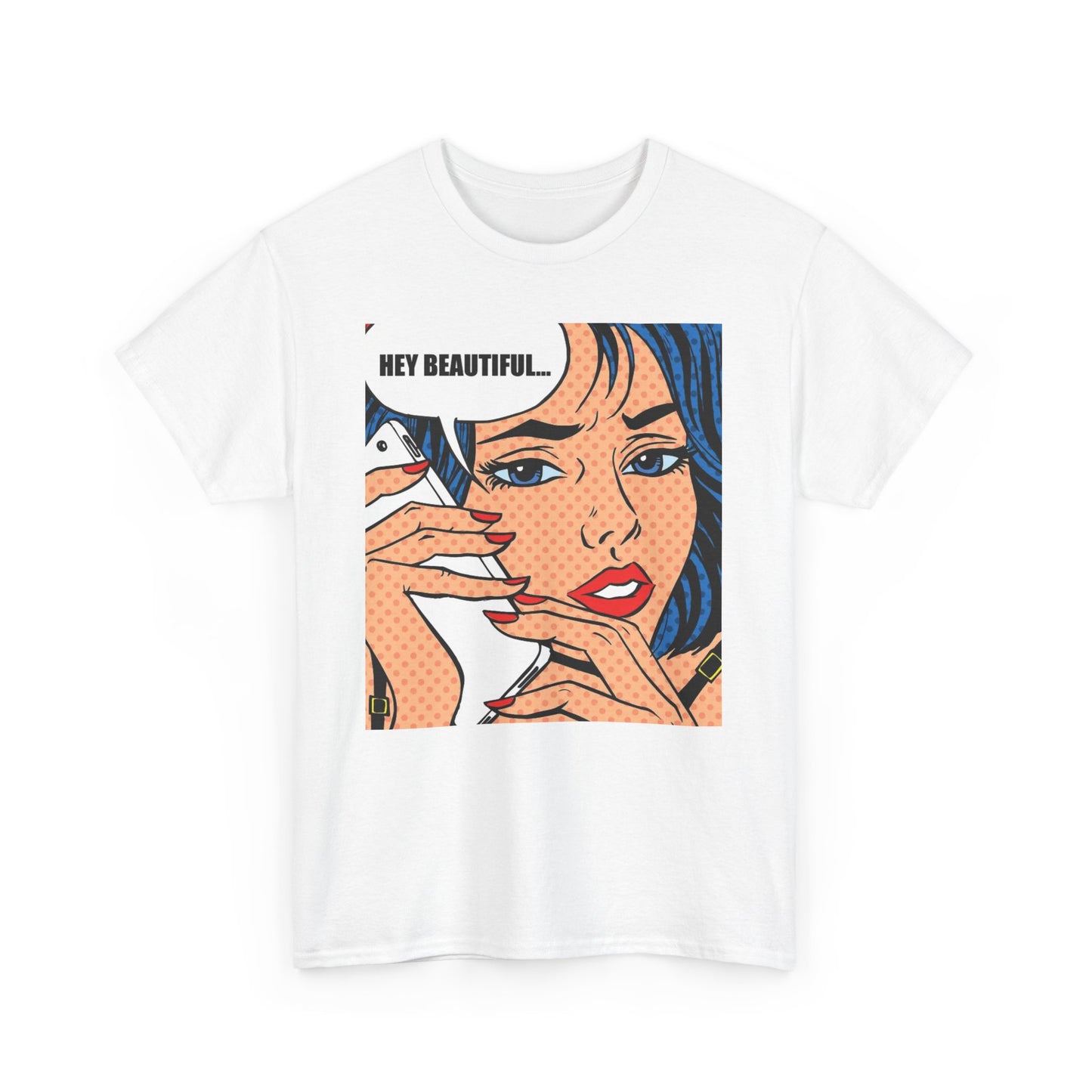 LOVE X CURRENCY: "HEY BEAUTIFUL" / Unisex Heavy Cotton Tee