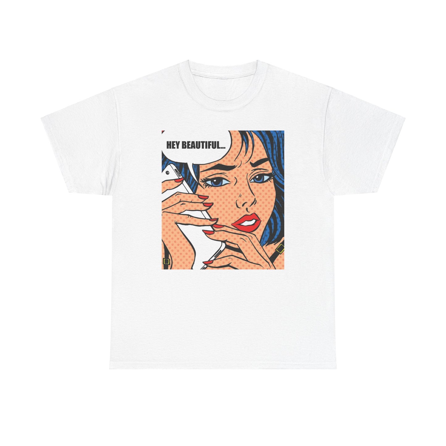 LOVE X CURRENCY: "HEY BEAUTIFUL" / Unisex Heavy Cotton Tee