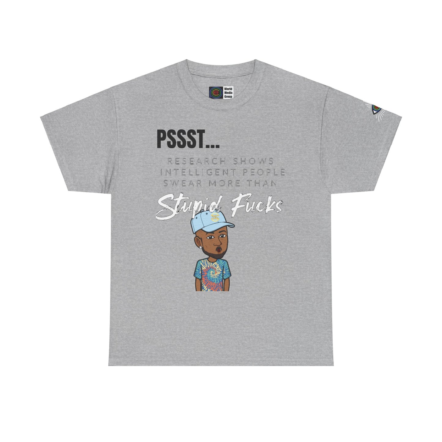 TrayWasHere2: "PSST,,, 1"/ Unisex Heavy Cotton Tee