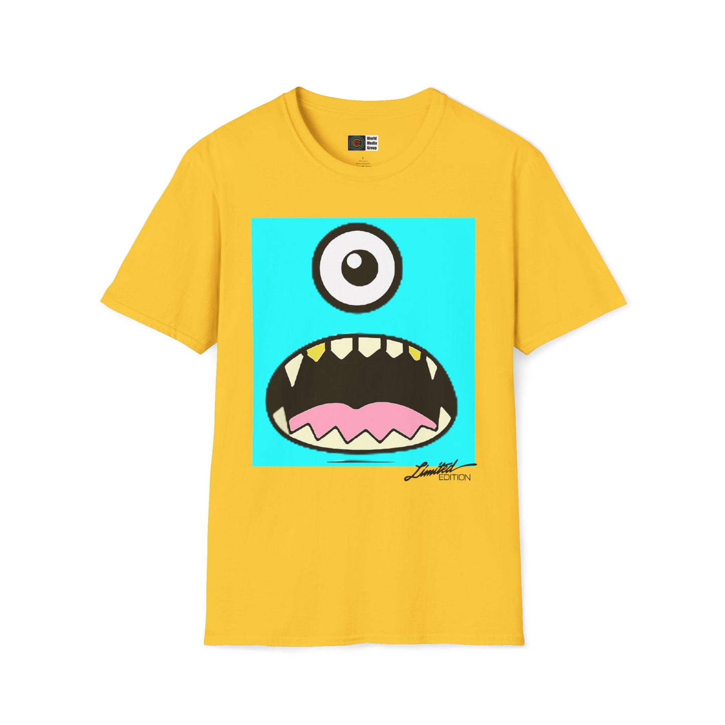 P.A.C.E. | MONSTAR MOOD: WHAT THE HELLY!/ Graphic T-Shirt, Monster Face, Limited Edition, Unisex All Sizes