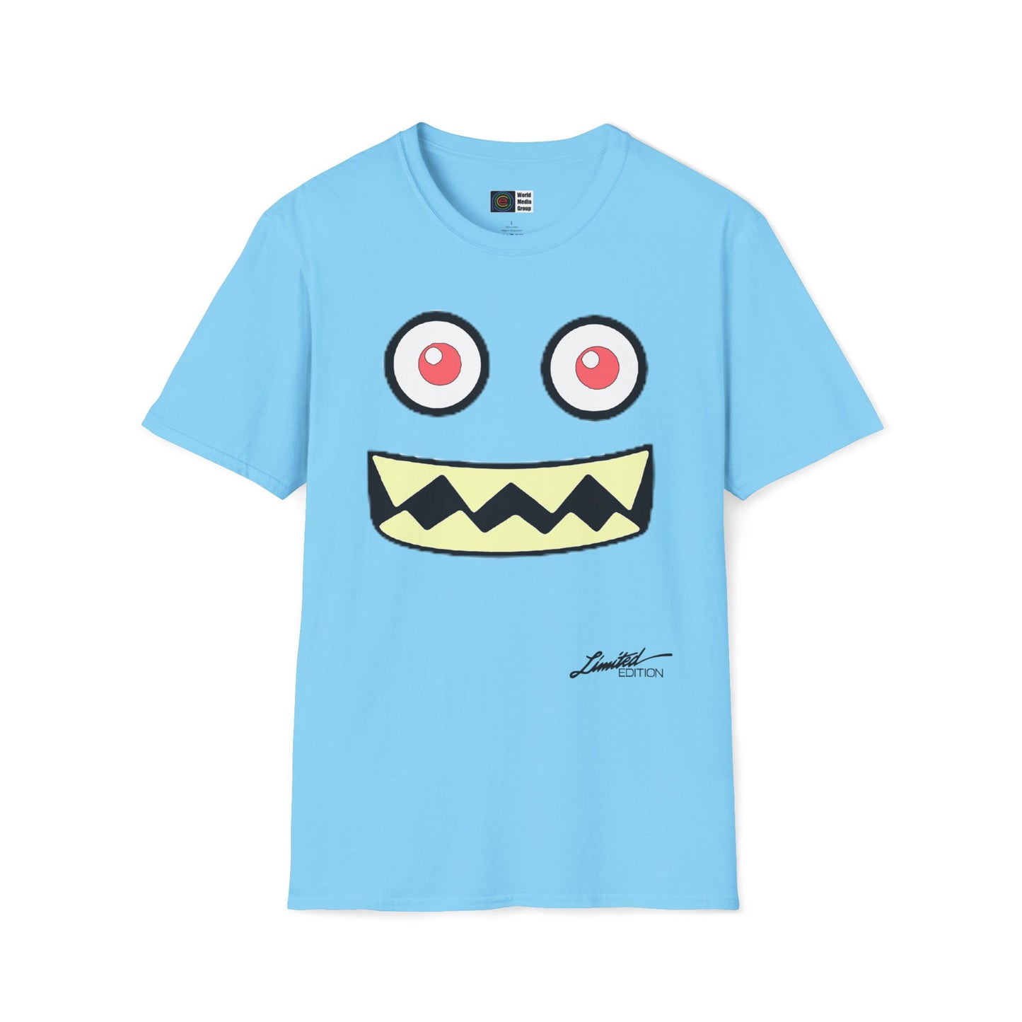 P.A.C.E. | MONSTAR MOOD: STOKED!/ Graphic T-Shirt, Monster Face, Limited Edition, Unisex All Sizes