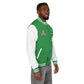 P.A.C.E. | SKULLN OFFICIAL /Letterman Jacket - Perfect for Streetwear, Halloween, or Sports Events, Casual Style, Unique Gift