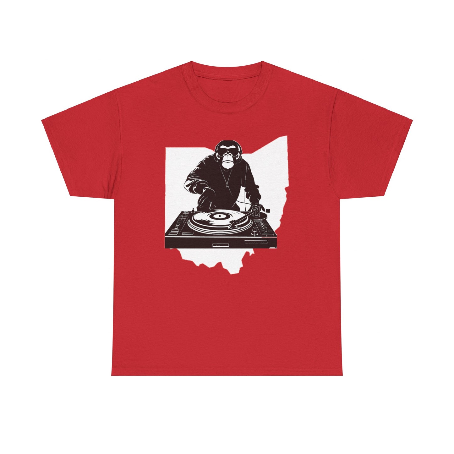 OHIO-MNKY: DJ 1&2/ Unisex Heavy Cotton Tee