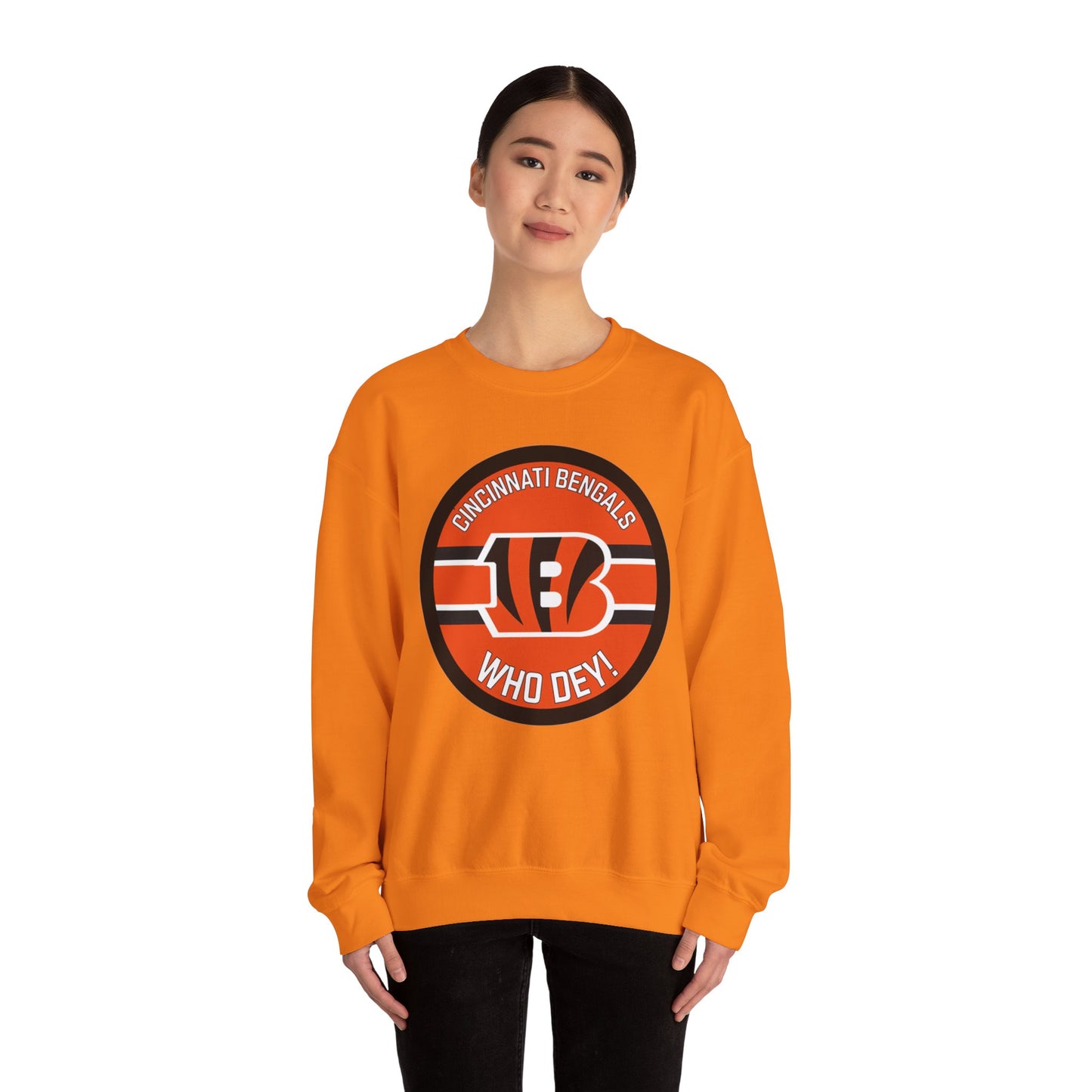 PACE: "BENGALS THROWBACK"/Unisex Heavy Blend™ Crewneck Sweatshirt