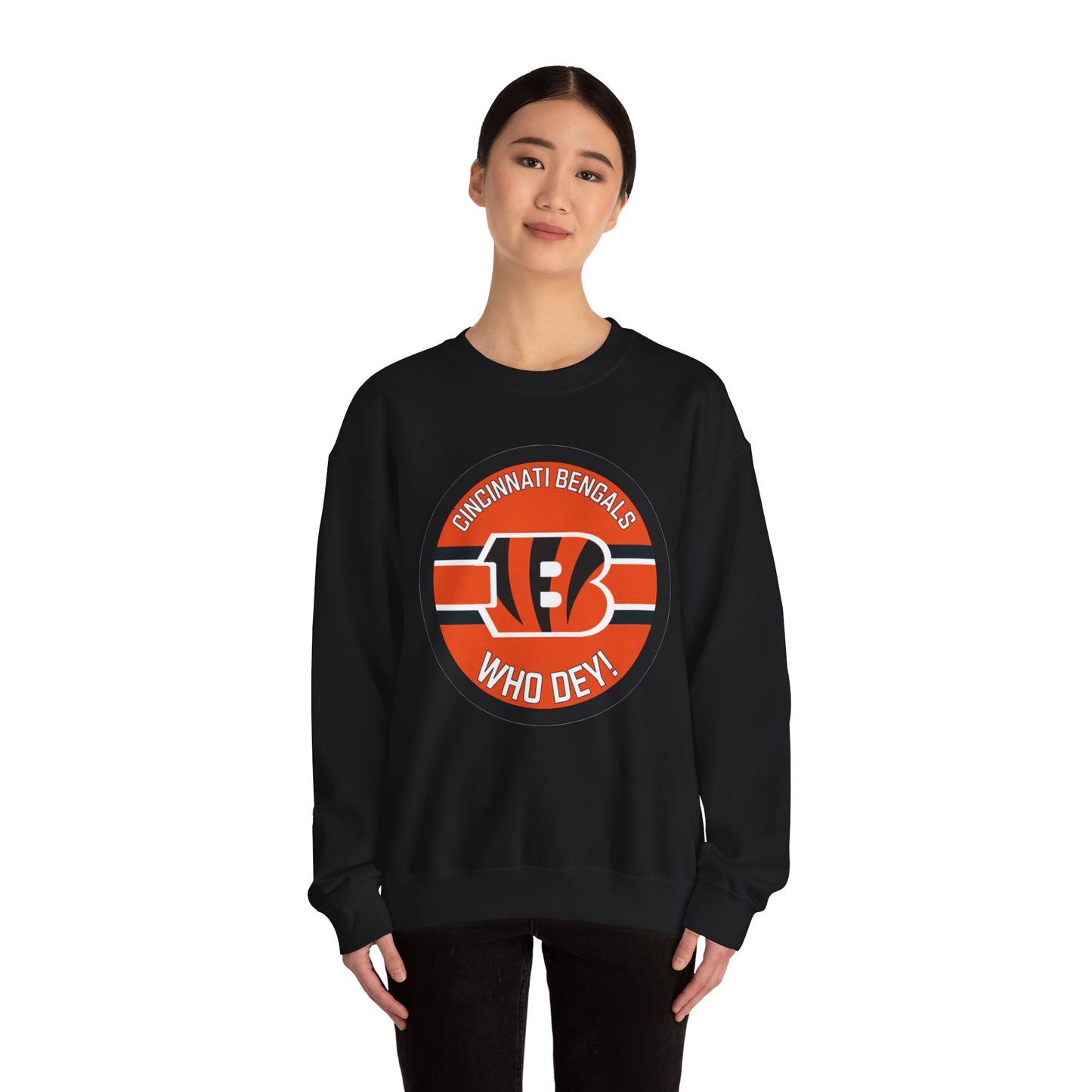 PACE: "BENGALS THROWBACK"/Unisex Heavy Blend™ Crewneck Sweatshirt