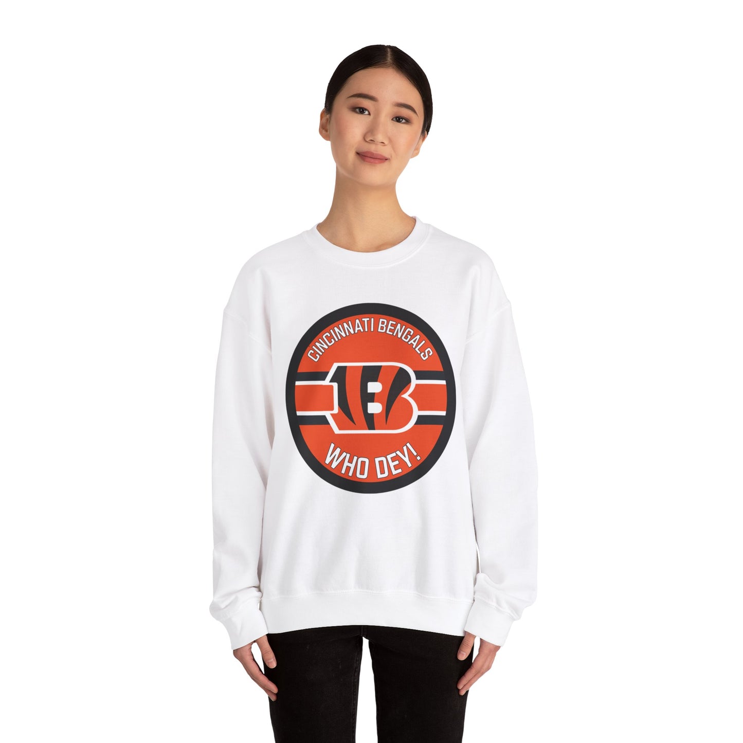 PACE: "BENGALS THROWBACK"/Unisex Heavy Blend™ Crewneck Sweatshirt