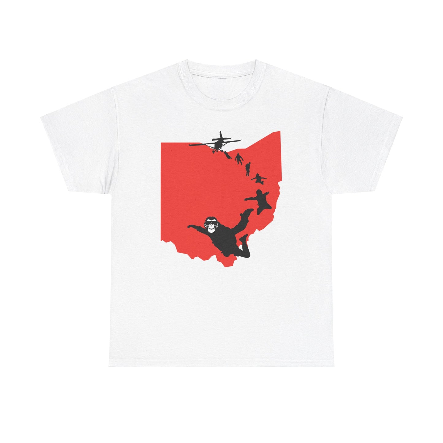 OHIO-MNKY: YOLO/ Unisex Heavy Cotton Tee