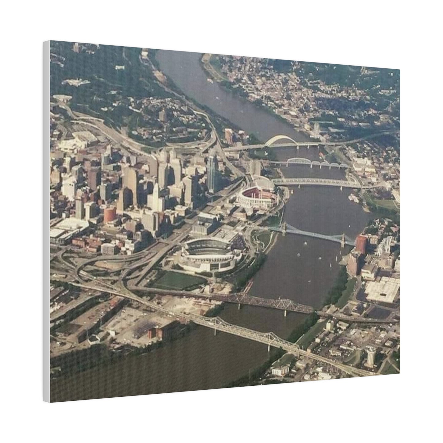 PACE: "1980 OH RIVERFRONT" /Matte Canvas, Stretched, 0.75"