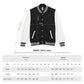P.A.C.E. | SKULLN OFFICIAL /Letterman Jacket - Perfect for Streetwear, Halloween, or Sports Events, Casual Style, Unique Gift