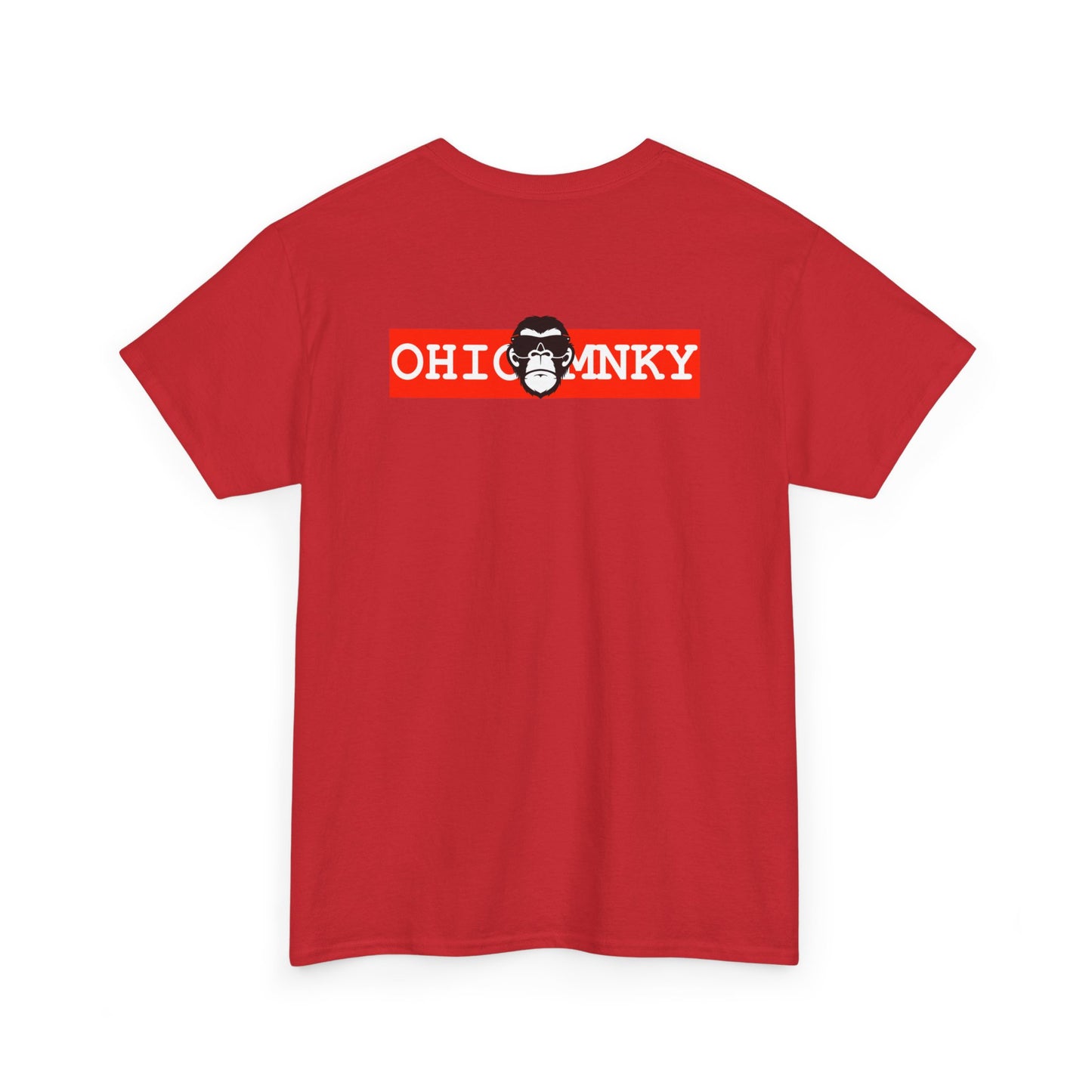 OHIO-MNKY: STICK UP/ Unisex Heavy Cotton Tee