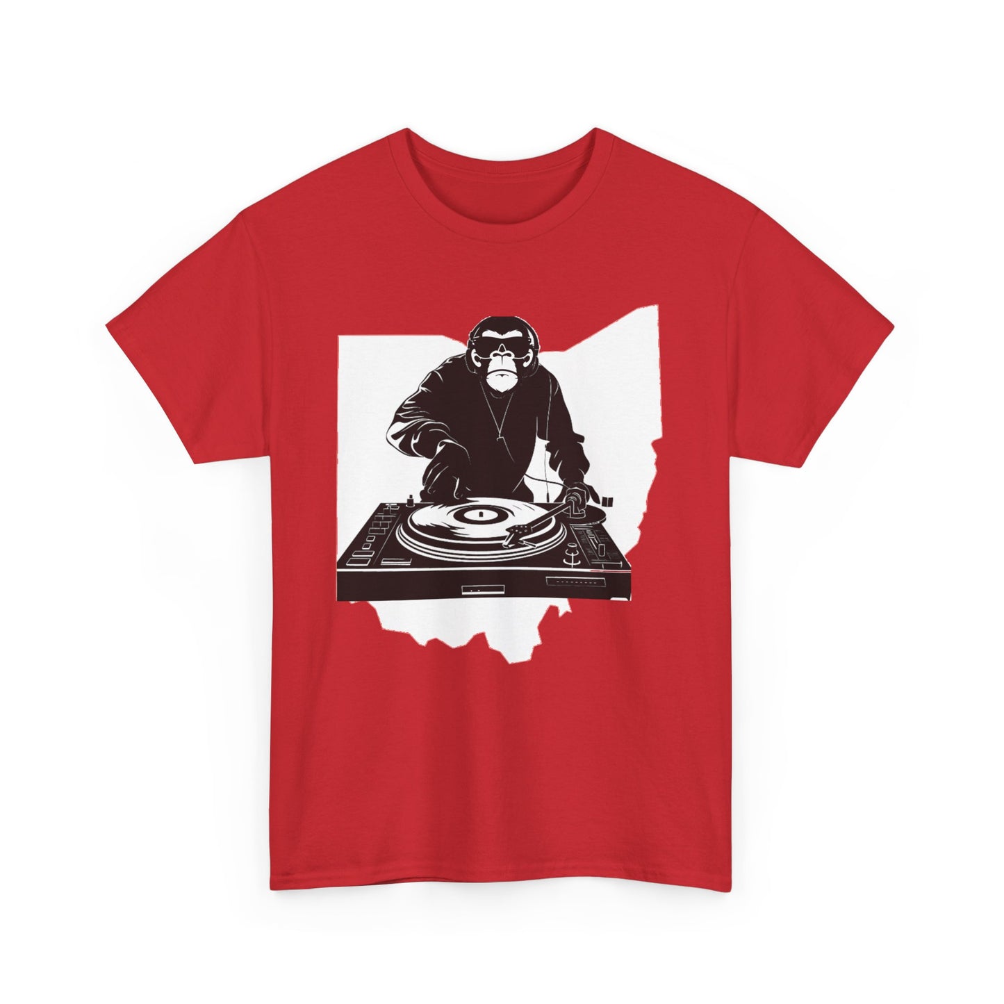 OHIO-MNKY: DJ 1&2/ Unisex Heavy Cotton Tee