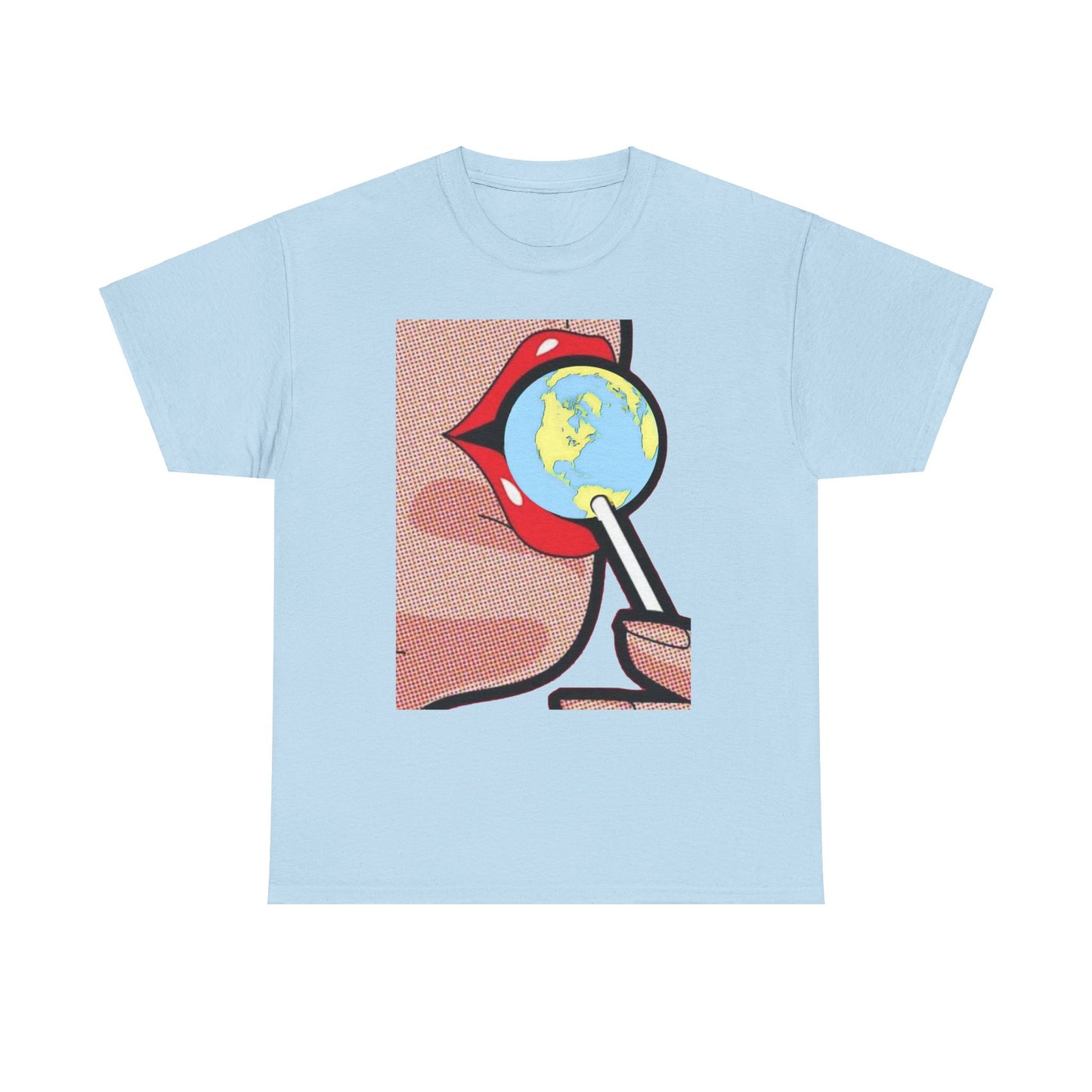 LOVE X CURRENCY: "WORLD OF MOUTH" / Unisex Heavy Cotton Tee