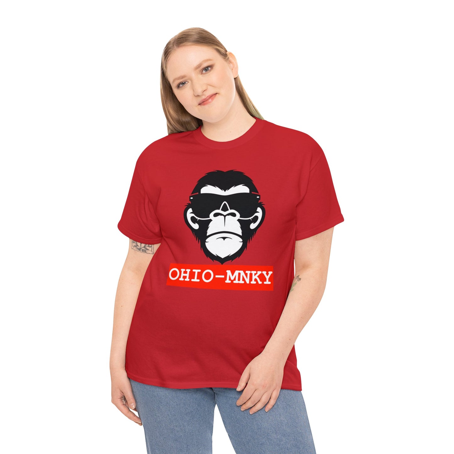 OHIO-MNKY: OFFICIAL STAMP (Limited Edition) / Unisex Heavy Cotton Tee
