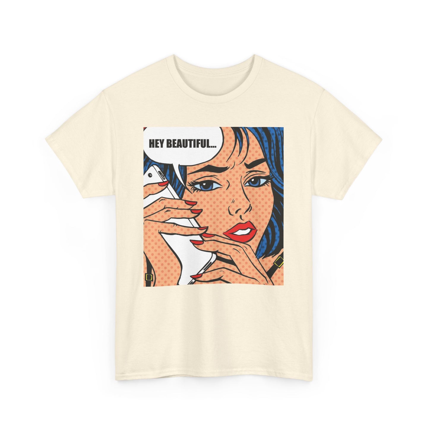 LOVE X CURRENCY: "HEY BEAUTIFUL" / Unisex Heavy Cotton Tee