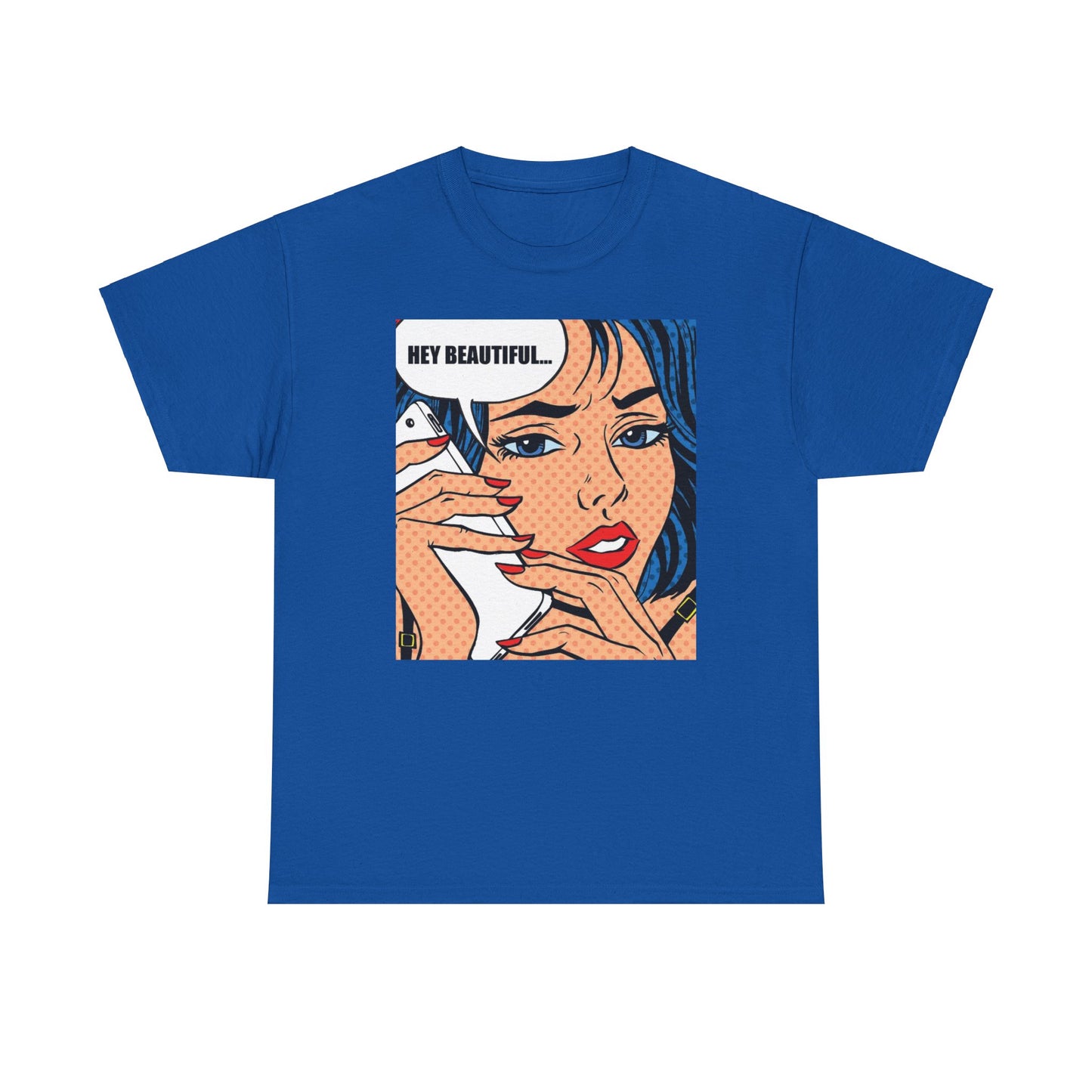 LOVE X CURRENCY: "HEY BEAUTIFUL" / Unisex Heavy Cotton Tee