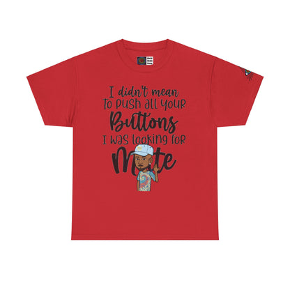 TrayWasHere2: "PRESS MUTE"/ Unisex Heavy Cotton Tee