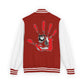 P.A.C.E. | SKULLN OFFICIAL /Letterman Jacket - Perfect for Streetwear, Halloween, or Sports Events, Casual Style, Unique Gift