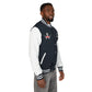 P.A.C.E. | SKULLN OFFICIAL /Letterman Jacket - Perfect for Streetwear, Halloween, or Sports Events, Casual Style, Unique Gift