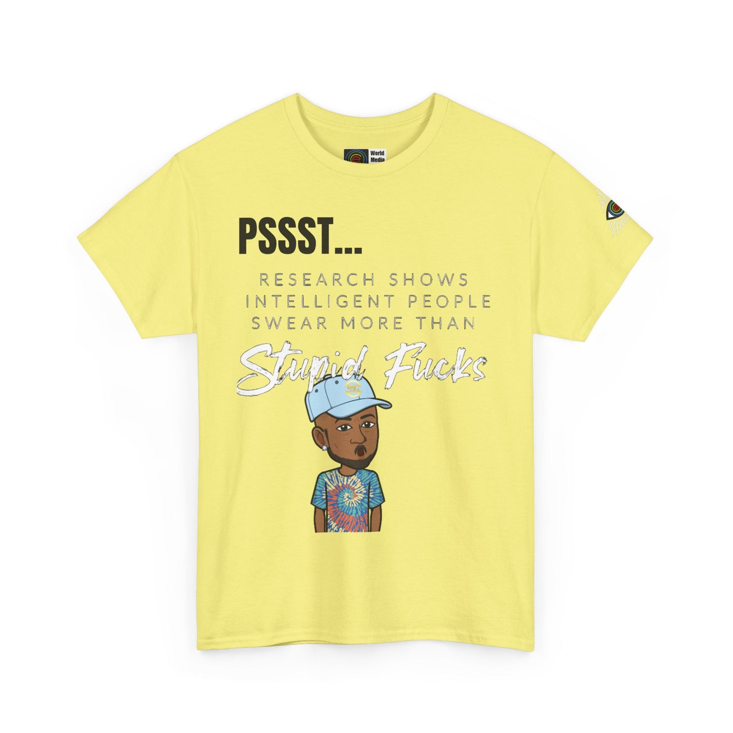 TrayWasHere2: "PSST,,, 1"/ Unisex Heavy Cotton Tee