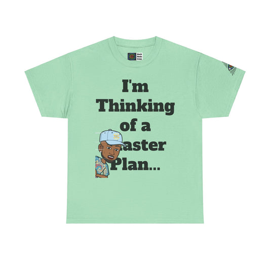 TrayWasHere2: "MASTER PLAN"/ Unisex Heavy Cotton Tee