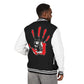 P.A.C.E. | SKULLN OFFICIAL /Letterman Jacket - Perfect for Streetwear, Halloween, or Sports Events, Casual Style, Unique Gift