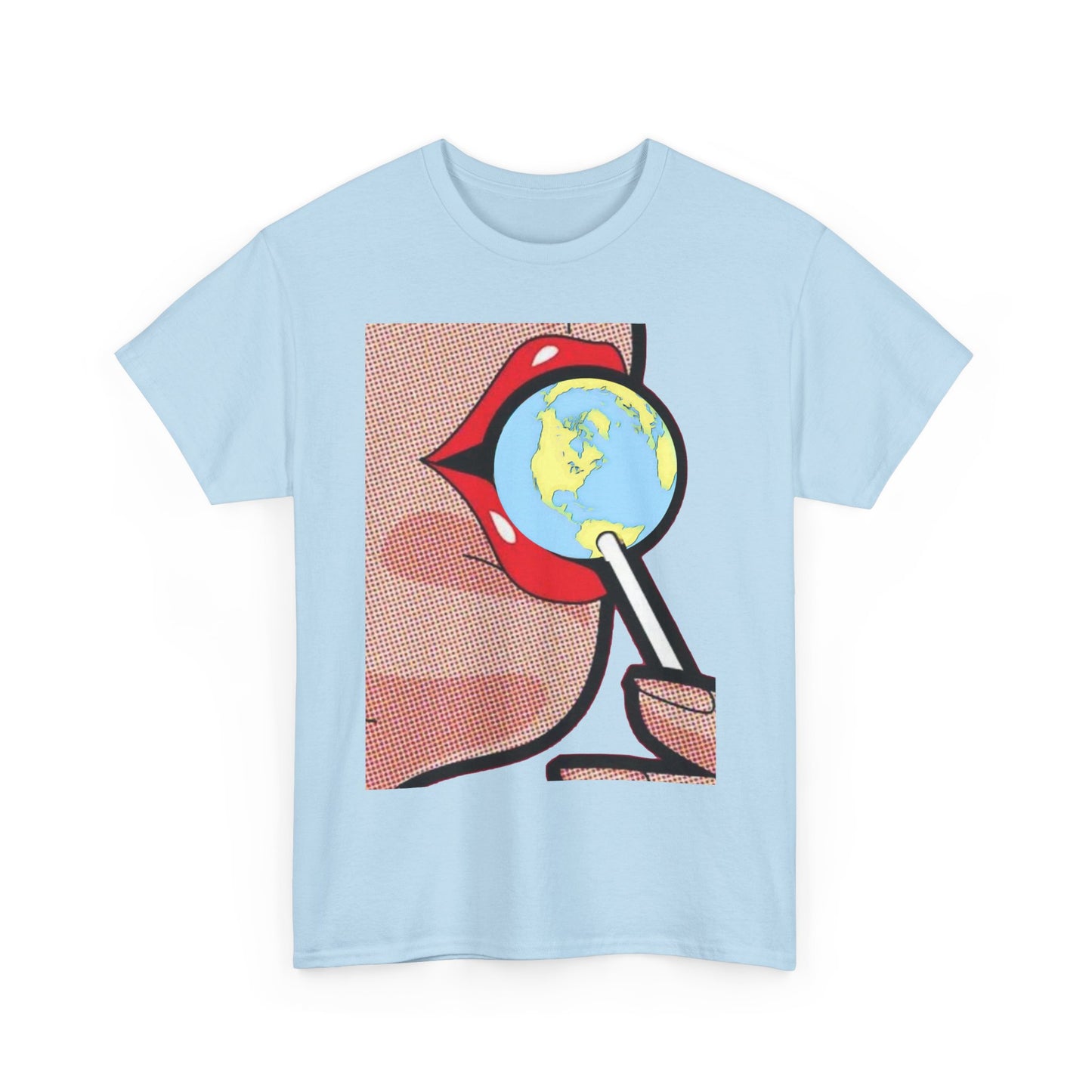 LOVE X CURRENCY: "WORLD OF MOUTH" / Unisex Heavy Cotton Tee